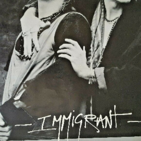GENE LOVES JEZEBEL Immigrant Poster VINTAGE 1985 RARE New Wave Goth 30" x 20" - Picture 4 of 7